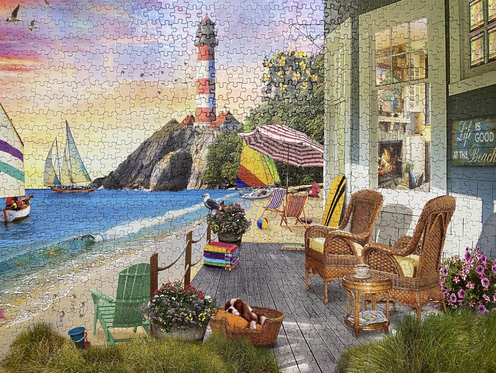 Beach Vacation💃 - White Mountain puzzle collectible [Barcode 724819262274] - Main Image 4