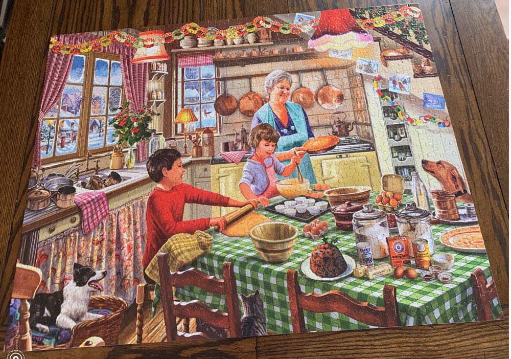 Christmas At Grandma’s - White Mountain puzzle collectible [Barcode 724819261079] - Main Image 3