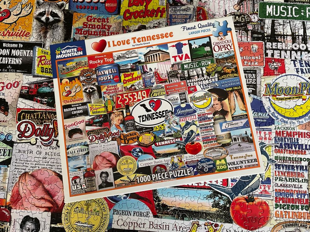 I Love Tennessee - White Mountain puzzle collectible [Barcode 724819262373] - Main Image 3