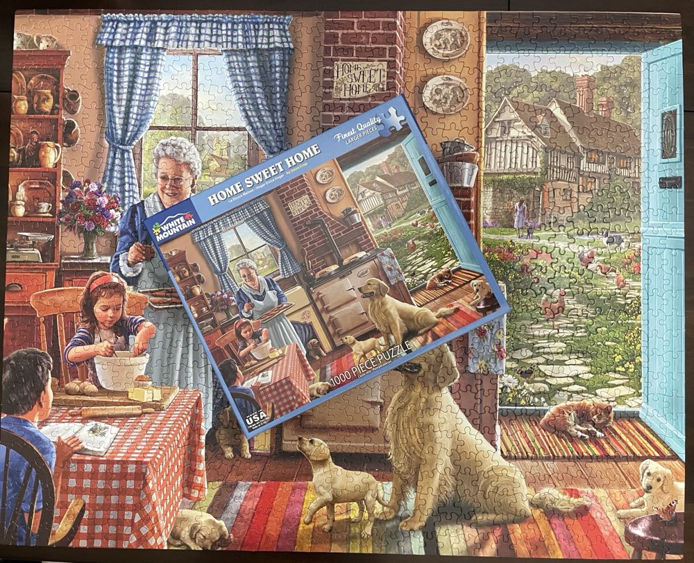 Home Sweet Home - White Mountain puzzle collectible [Barcode 724819257706] - Main Image 3