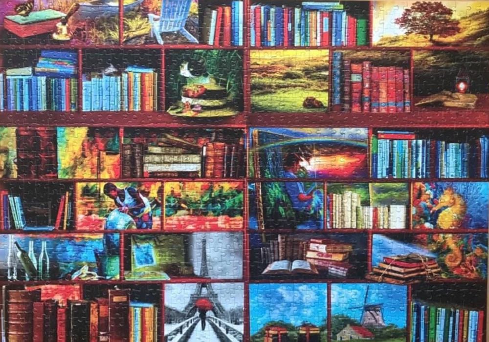 The Library The Travel Section  - Bluebird Puzzle puzzle collectible [Barcode 3663384702129] - Main Image 3