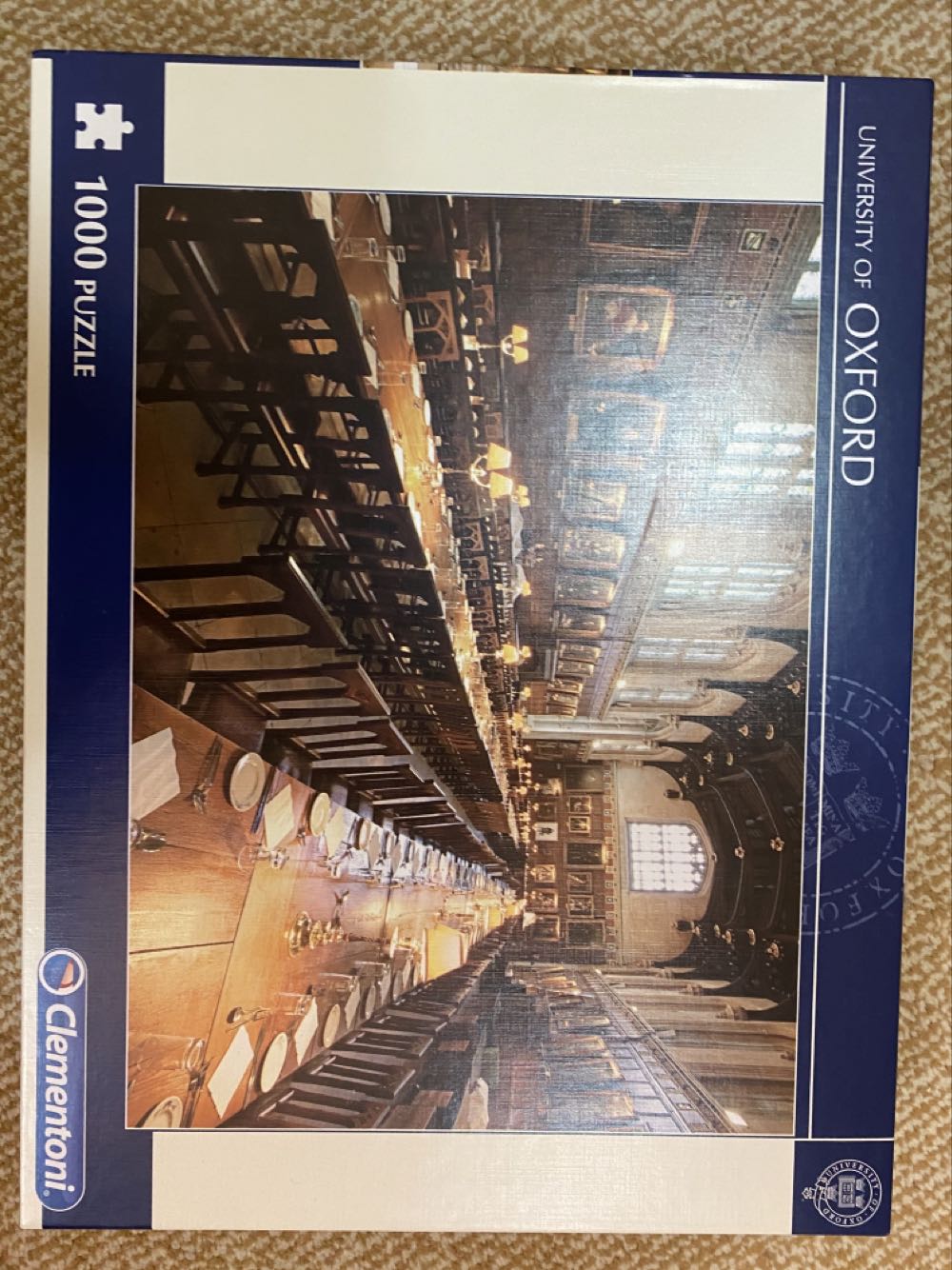The Hall, Christ Church, University Of Oxford - Clementoni puzzle collectible [Barcode 8005125616336] - Main Image 3