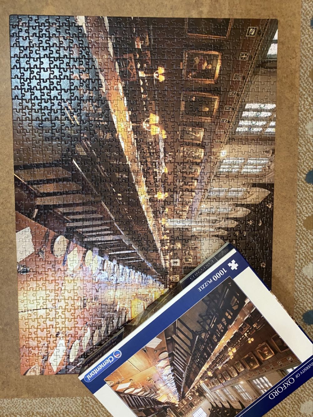 The Hall, Christ Church, University Of Oxford - Clementoni puzzle collectible [Barcode 8005125616336] - Main Image 4