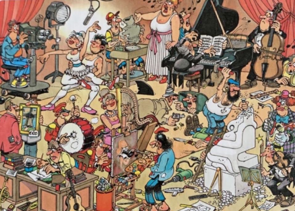 Artiesten - Jumbo puzzle collectible [Barcode 8710126171608] - Main Image 2