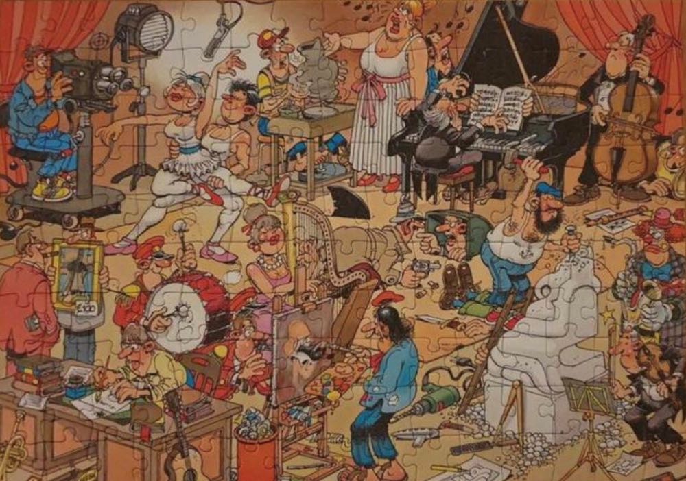 Artiesten - Jumbo puzzle collectible [Barcode 8710126171608] - Main Image 3