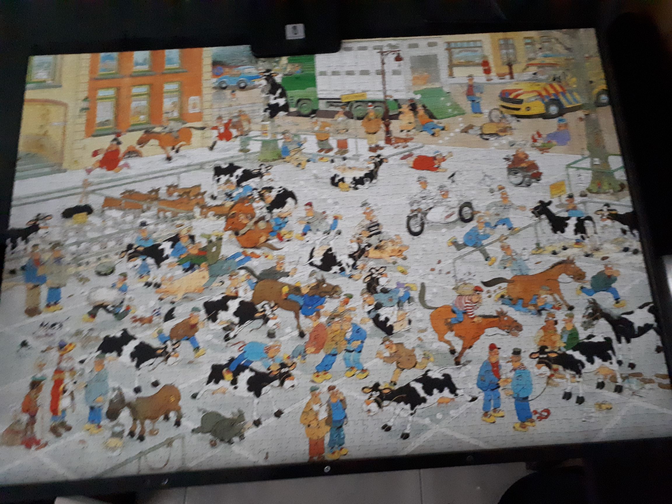 De veemarkt 19078 - Jumbo 2000 puzzle collectible - Main Image 2