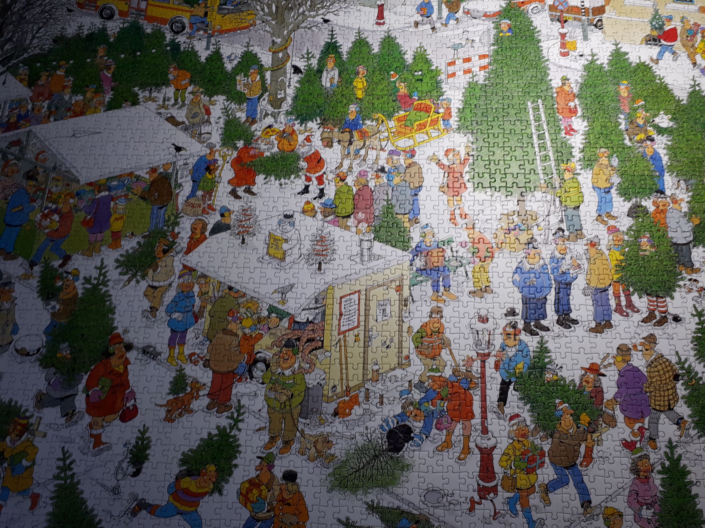 Kerstbomenmarkt 19062 - Jumbo puzzle collectible - Main Image 2