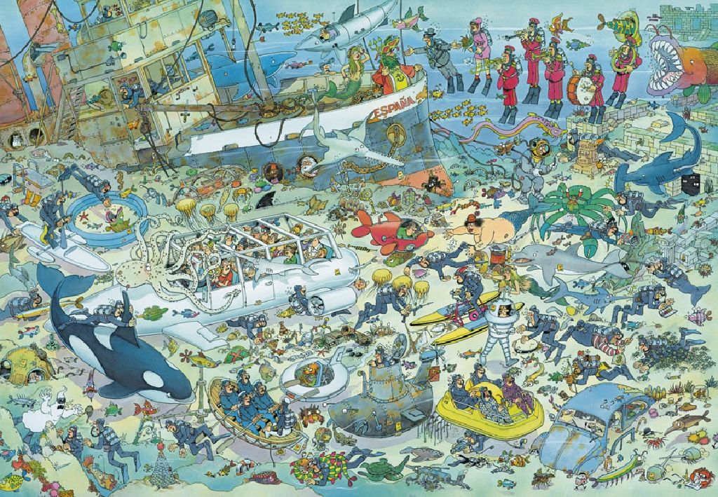 Pret Onder Water 17080 - Jumbo puzzle collectible - Main Image 2