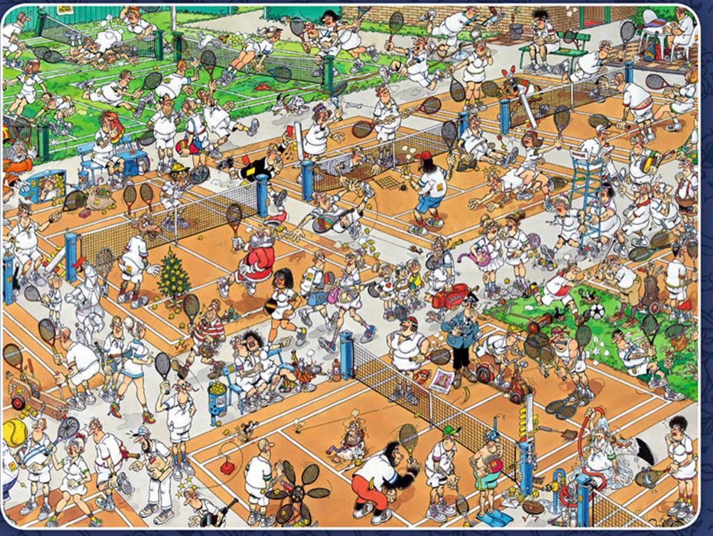 Tennis - Jumbo puzzle collectible - Main Image 2