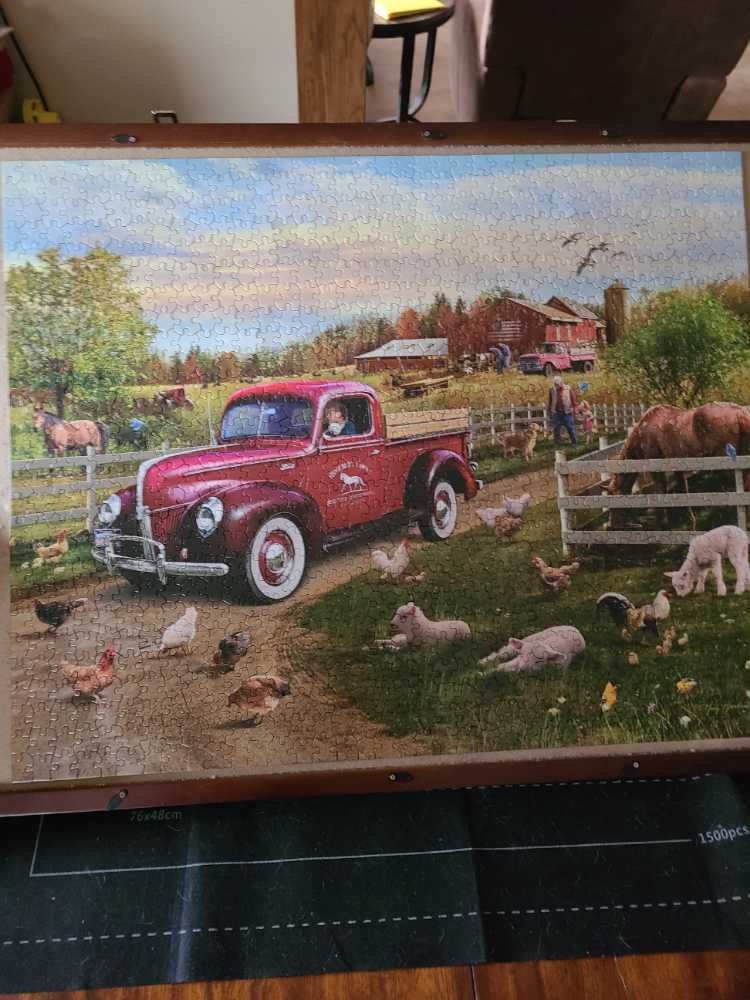 Grandpa’s Pride & Joy - White Mountain Puzzles puzzle collectible [Barcode 724819263325] - Main Image 2