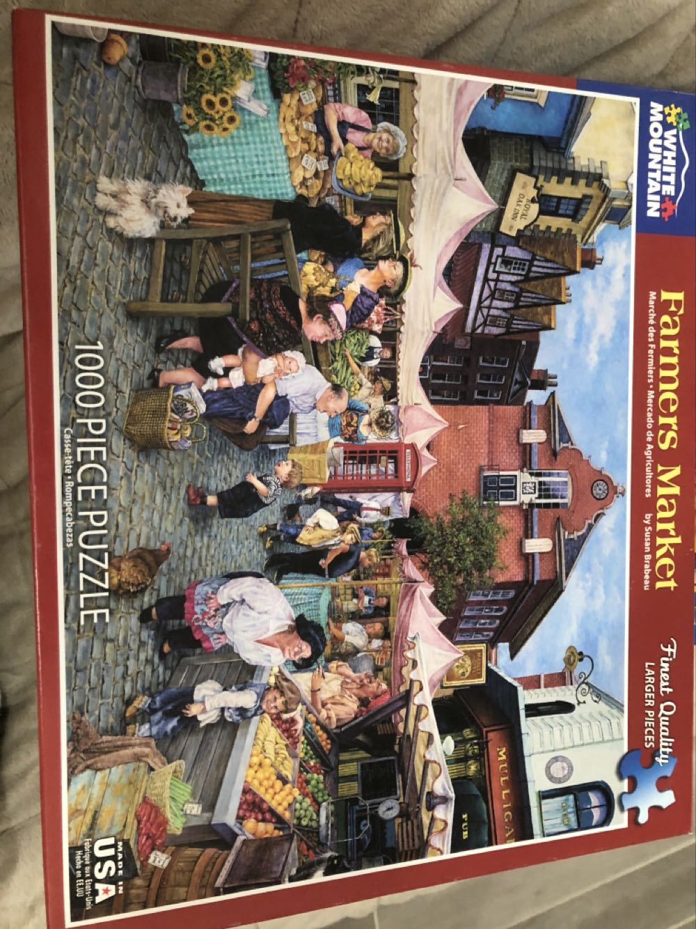 C Farmers Market - White Mountain puzzle collectible [Barcode 724819260119] - Main Image 2
