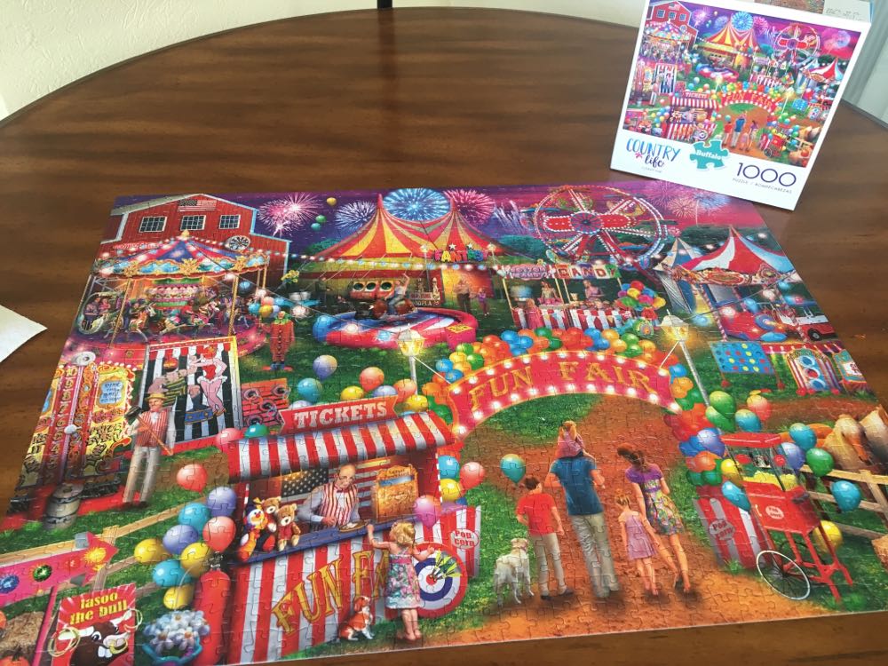 County Fair - Buffalo Games puzzle collectible [Barcode 079346119240] - Main Image 2