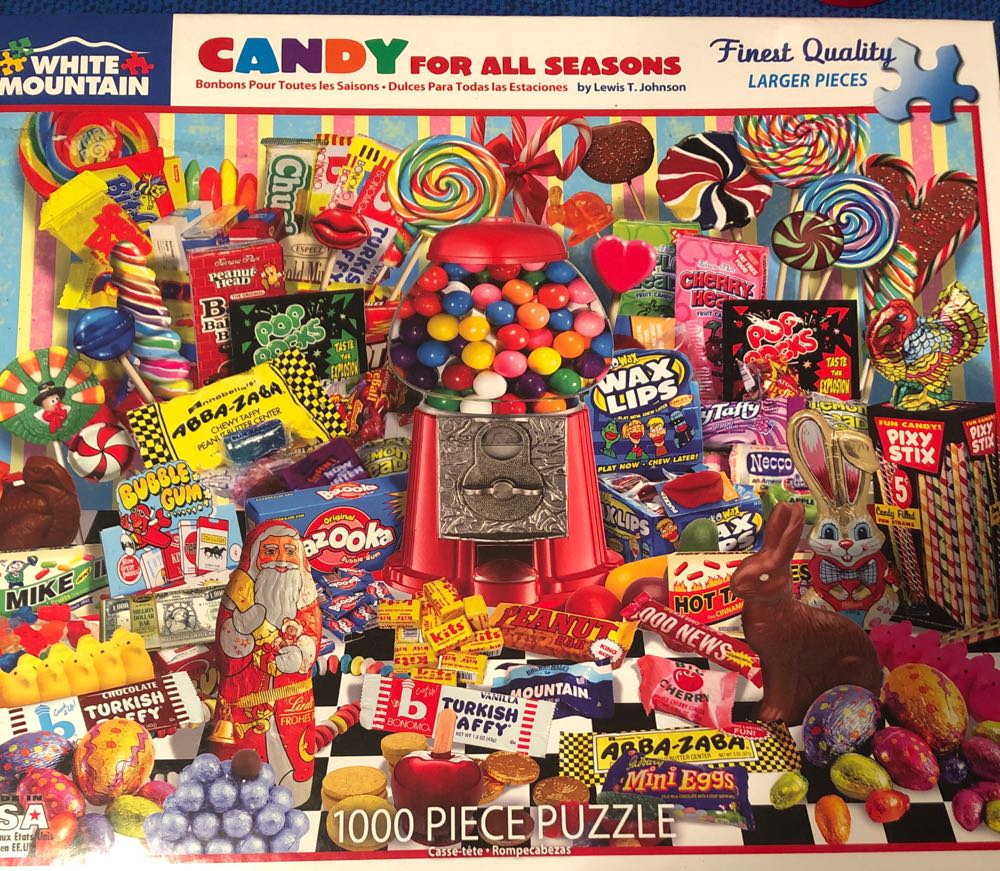 Candy For All Seasons - White Mountain Puzzles puzzle collectible [Barcode 724819257720] - Main Image 1