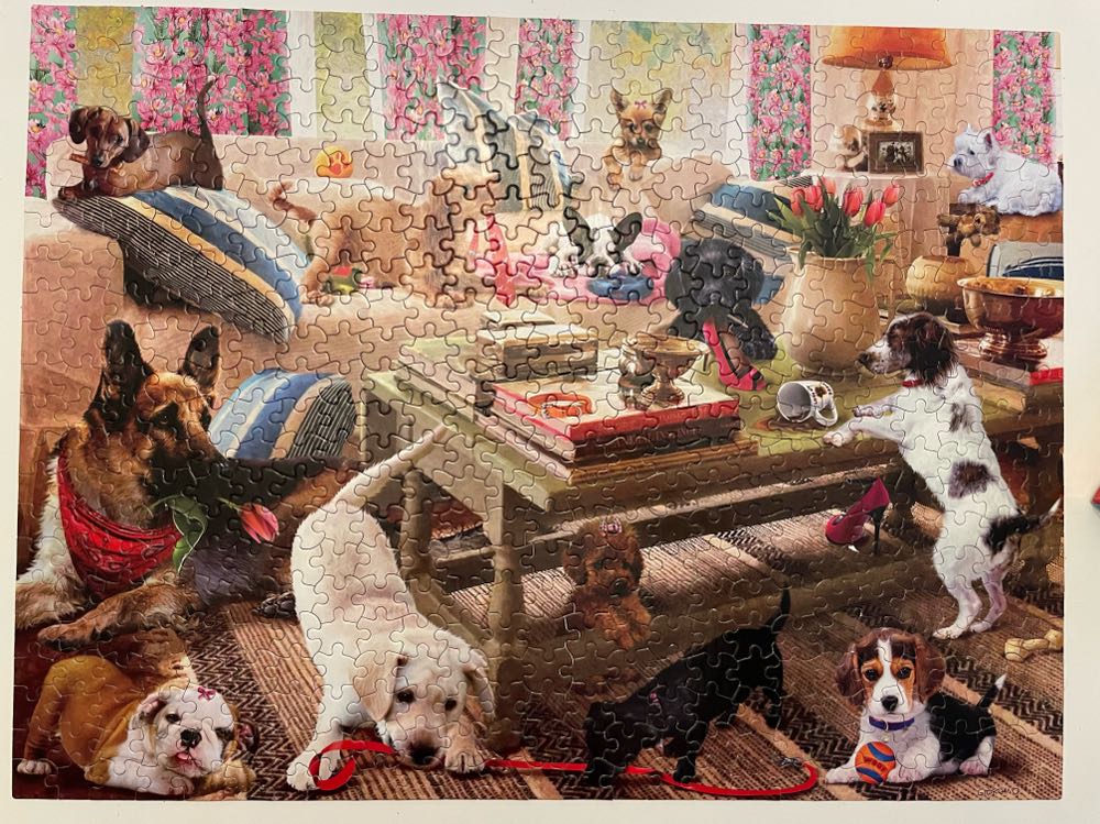 Living Room Rompers - Ceaco puzzle collectible [Barcode 021081231992] - Main Image 3