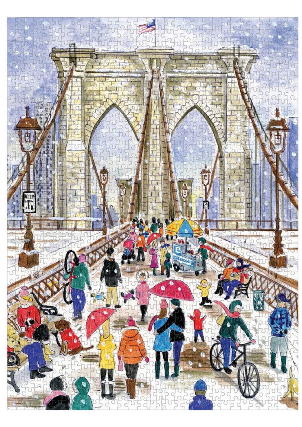 Brooklyn Bridge - Galison puzzle collectible [Barcode 9780735362673] - Main Image 2