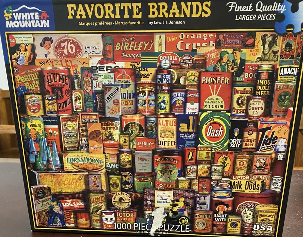 Favorite Brands-SOLD - White Mountain puzzle collectible [Barcode 724819260133] - Main Image 4