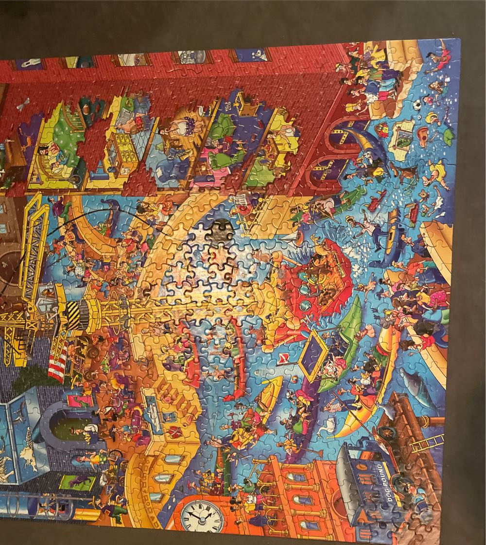 All Dogs Must Be On A Leash -  Ceaco puzzle collectible [Barcode 021081023573] - Main Image 2