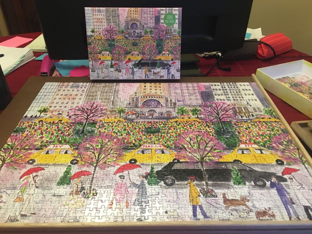 Spring On Park Avenue - Galison puzzle collectible [Barcode 9780735348202] - Main Image 2