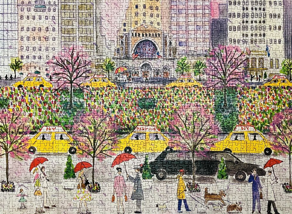 Spring On Park Avenue - Galison puzzle collectible [Barcode 9780735348202] - Main Image 4
