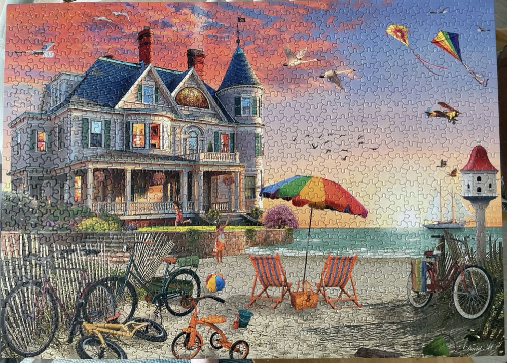 Beach House - Ceaco 🇺🇸 puzzle collectible [Barcode 021081331999] - Main Image 2