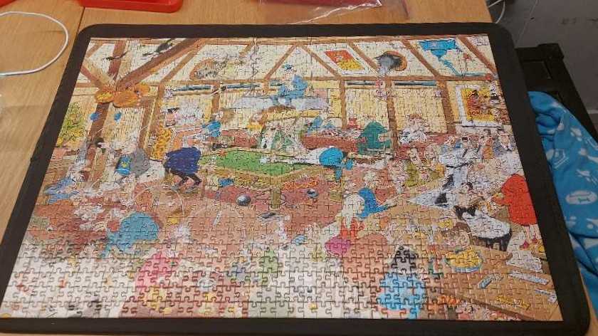 Limited Edition 3 Blik Shooting Pool 17211 - Jumbo 1000 puzzle collectible [Barcode 8710126172117] - Main Image 2