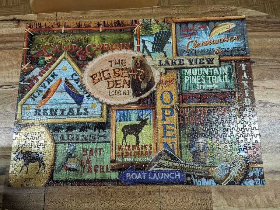 Rustic Lodge🆕🚪 - Ceaco New puzzle collectible [Barcode 021081310079] - Main Image 3