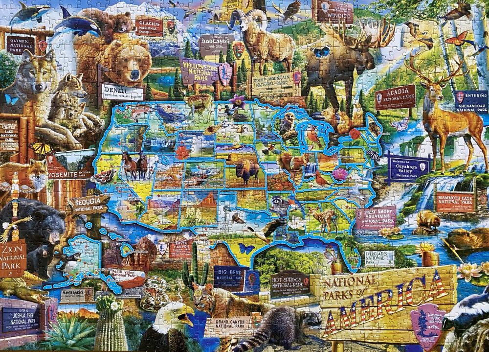 National Parks of America - MasterPieces puzzle collectible [Barcode 705988717949] - Main Image 3