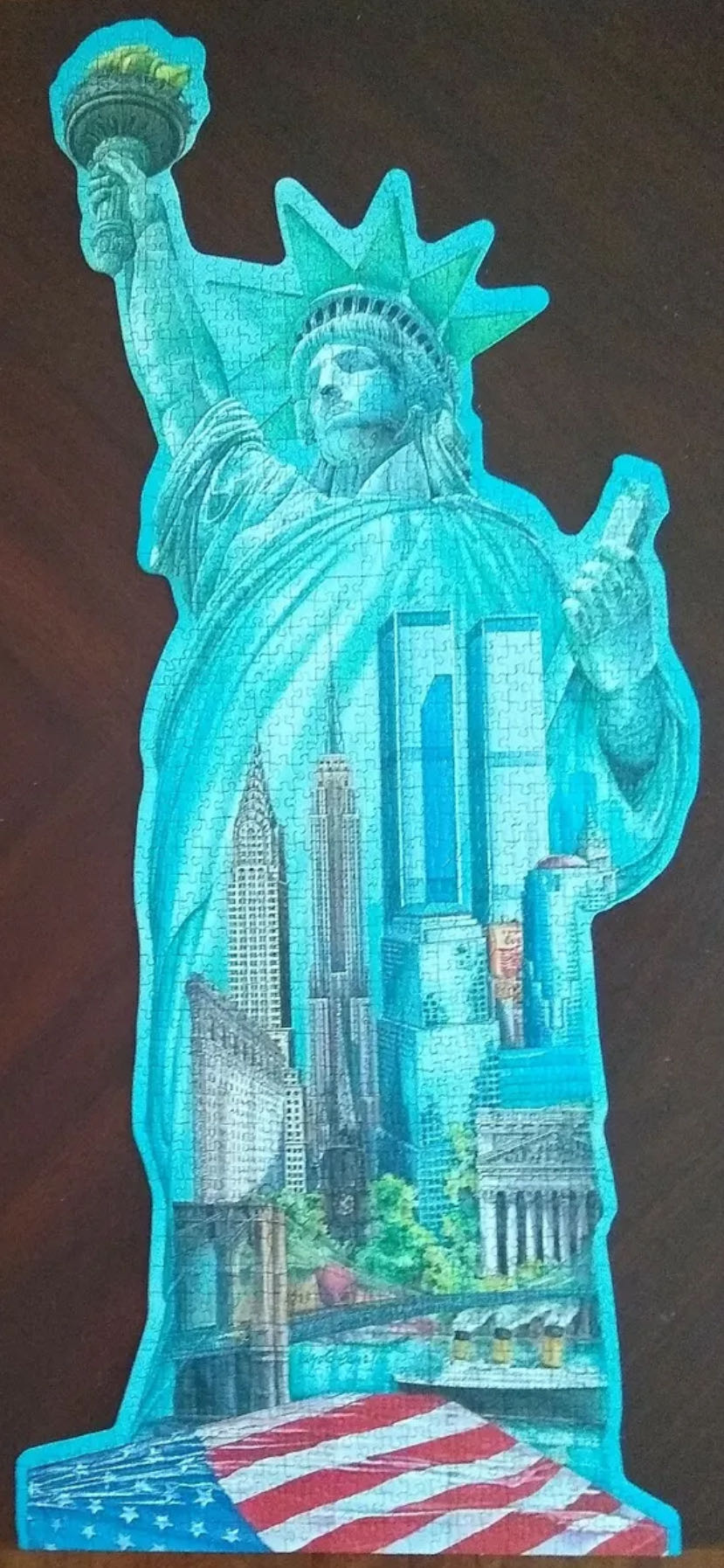 Statue Of Liberty Shaped - Schmid puzzle collectible [Barcode 099252780068] - Main Image 2