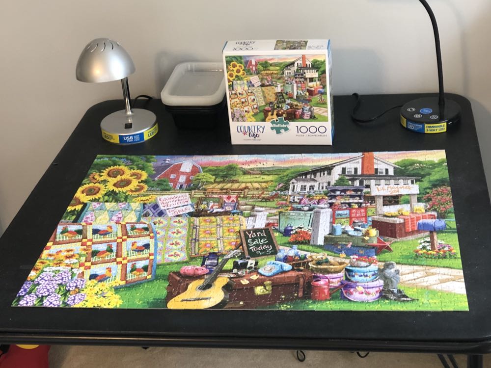 Country Life: Country Yard Sale - Buffalo Games puzzle collectible [Barcode 079346119325] - Main Image 2