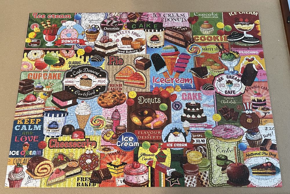 Sweet Treats ✅ - White Mtn HTF puzzle collectible [Barcode 724819261758] - Main Image 2