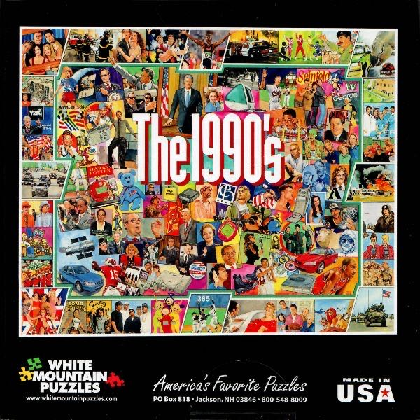 The 1990’s - White Mountain puzzle collectible [Barcode 724819259526] - Main Image 3