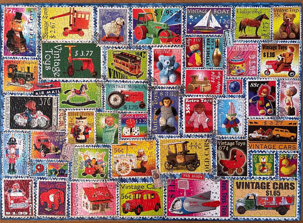 Toy Stamps - Ceaco puzzle collectible [Barcode 021081310024] - Main Image 3