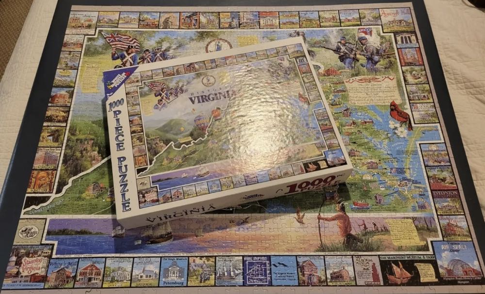 Historic Virginia - White Mountain puzzle collectible [Barcode 724819246960] - Main Image 3