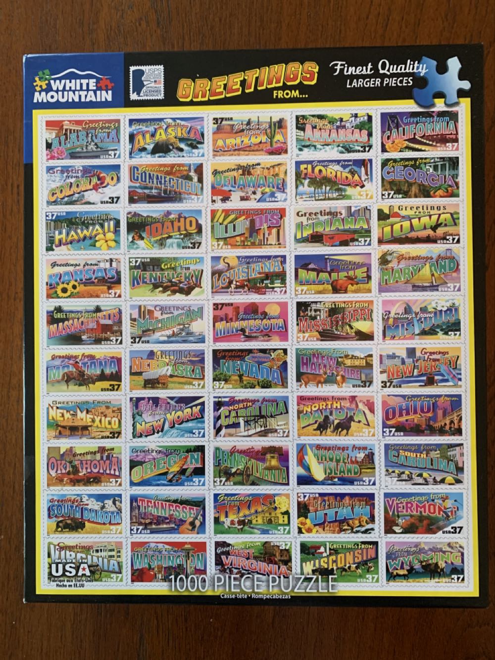 Greetings From… - White Mountain puzzle collectible [Barcode 724819262977] - Main Image 2