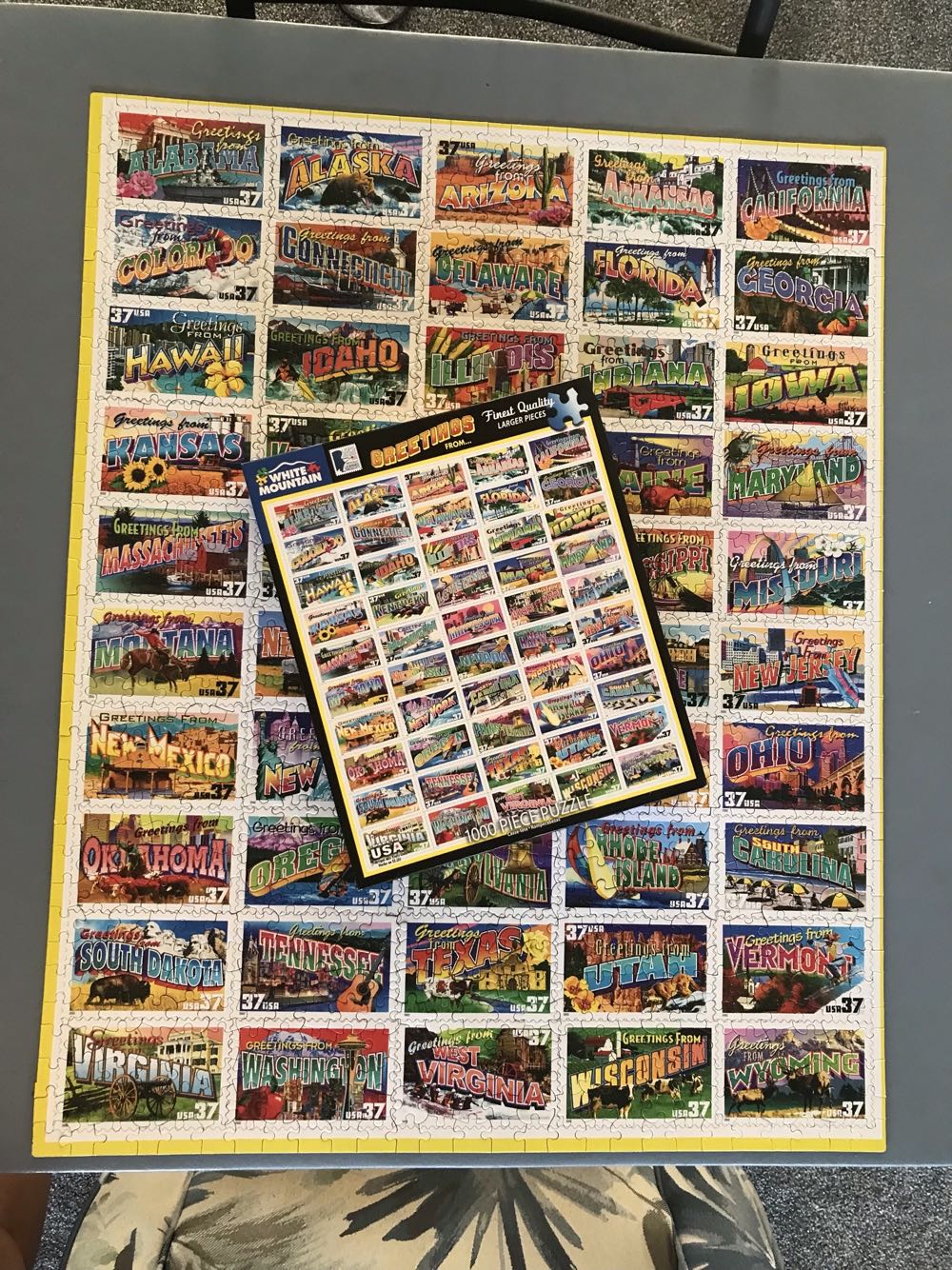 Greetings From… - White Mountain puzzle collectible [Barcode 724819262977] - Main Image 4