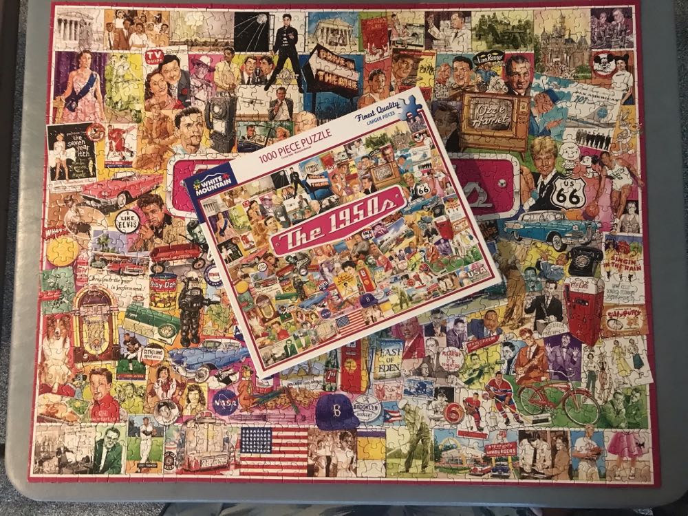 The 1950s - White Mountain puzzle collectible [Barcode 724819263219] - Main Image 3
