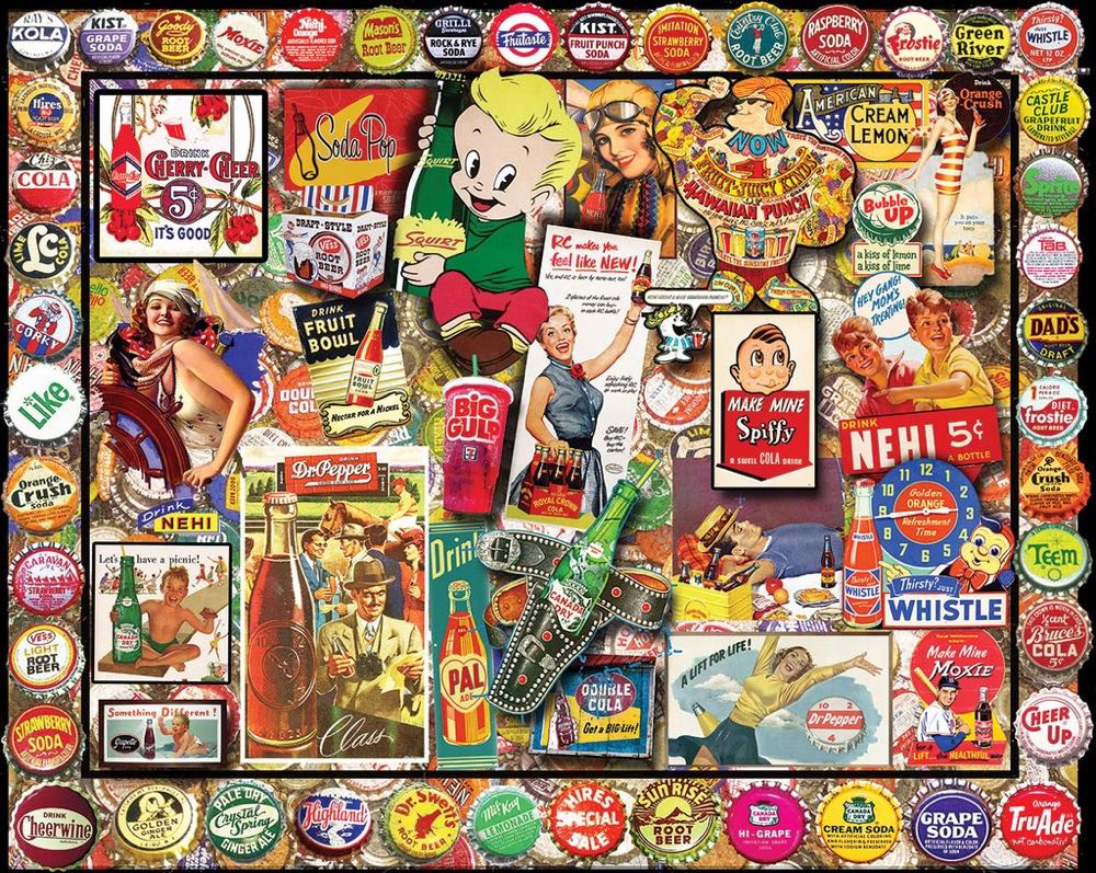 Soda Pop - White Mountain Puzzles puzzle collectible [Barcode 724819263011] - Main Image 2