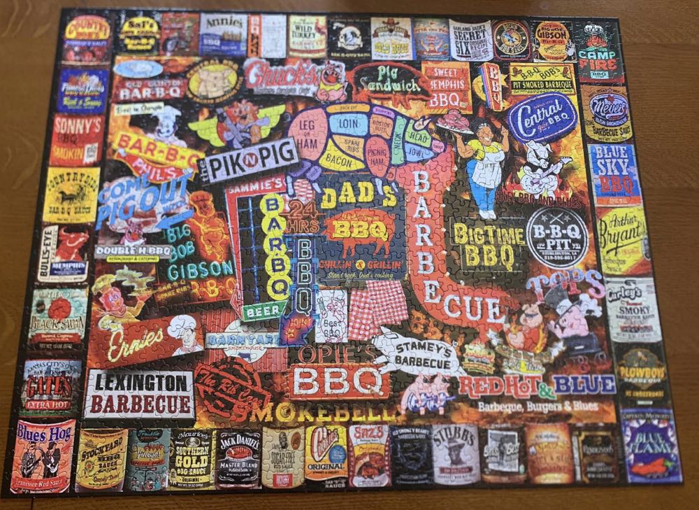 ZZ - Barbeque (SOLD) - White Mountain Puzzles puzzle collectible [Barcode 724819262304] - Main Image 3