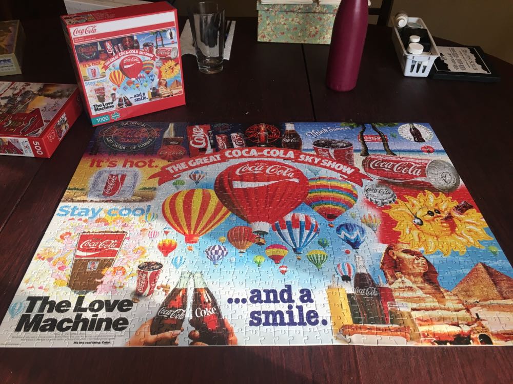 Coca-Cola: Sky Show - Buffalo Games puzzle collectible [Barcode 079346112883] - Main Image 2
