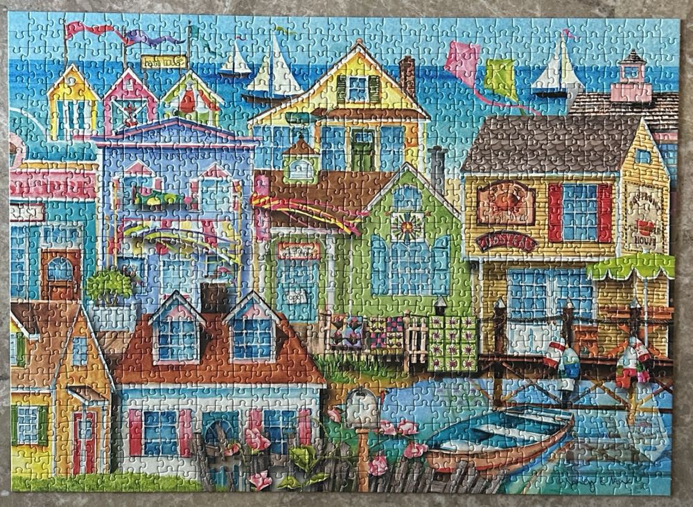 Down The Wharf (Jenn) - Ravensburger 🇩🇪 puzzle collectible [Barcode 4005556196029] - Main Image 3