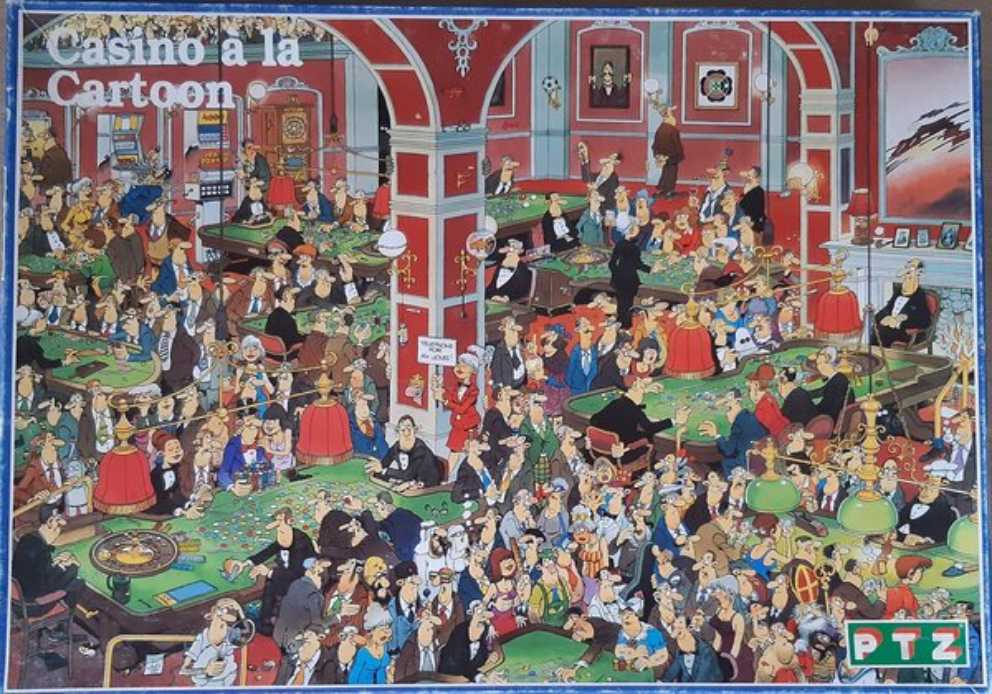 Crazy Casino Limited Edition 1 17082 - Jumbo puzzle collectible [Barcode 8710126170823] - Main Image 2