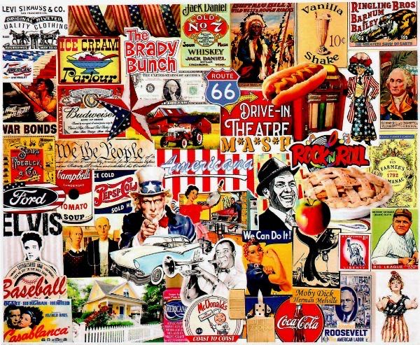 Z - Americana (Donated) - White Mountain puzzle collectible [Barcode 724819263820] - Main Image 2