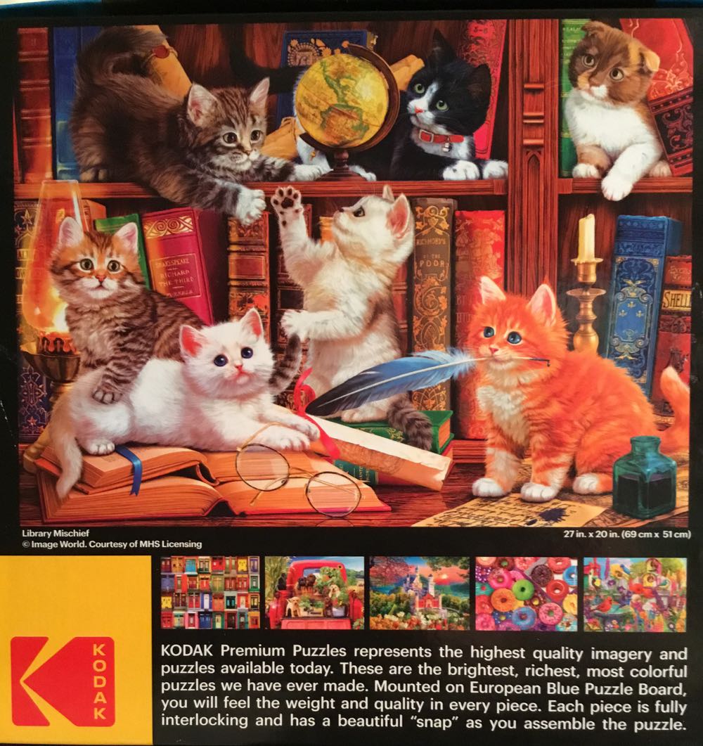 Library Mischief - Kodak puzzle collectible [Barcode 4895145424455] - Main Image 3