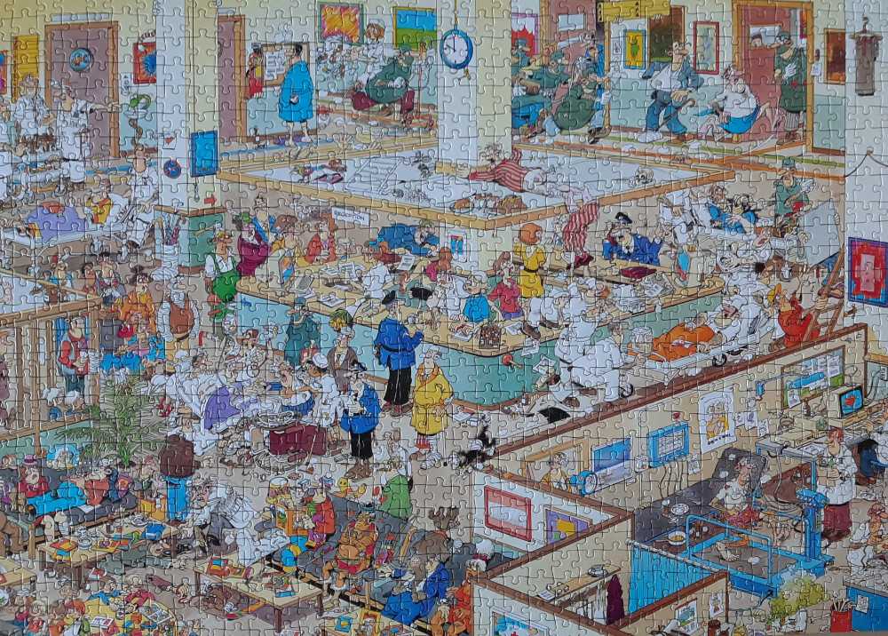 Jan Van Haasteren: Get Well Soon! - Jumbo 🇳🇱 puzzle collectible [Barcode 8710126016503] - Main Image 2
