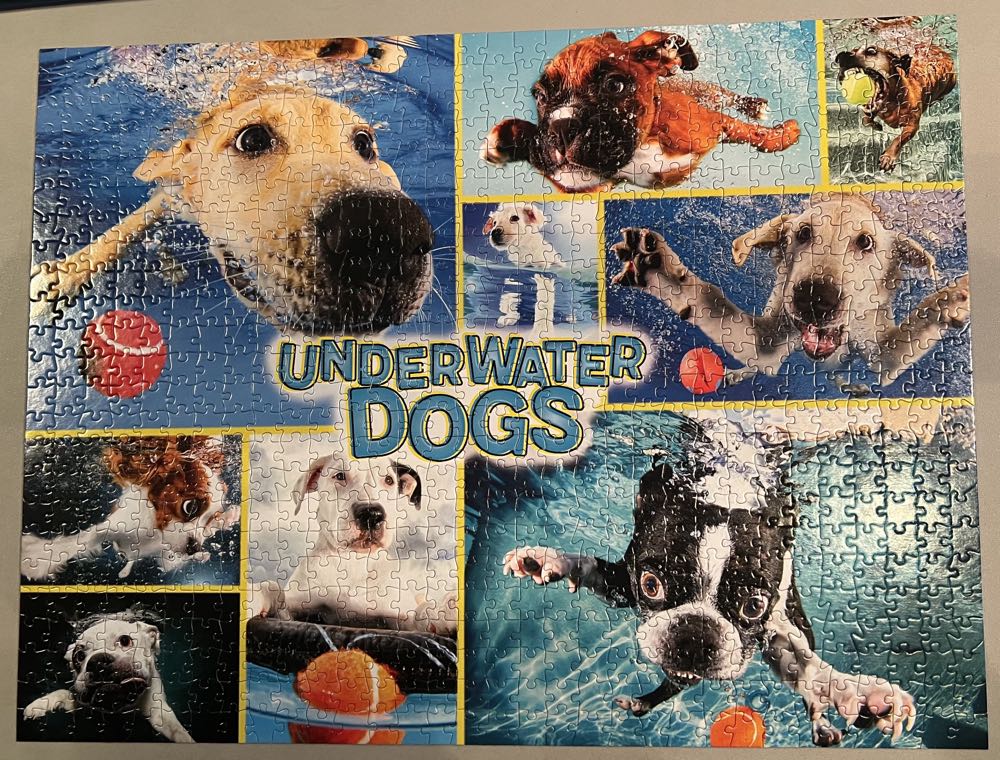 Underwater Dogs - Buffalo Games 🇺🇸 puzzle collectible [Barcode 079346173419] - Main Image 3