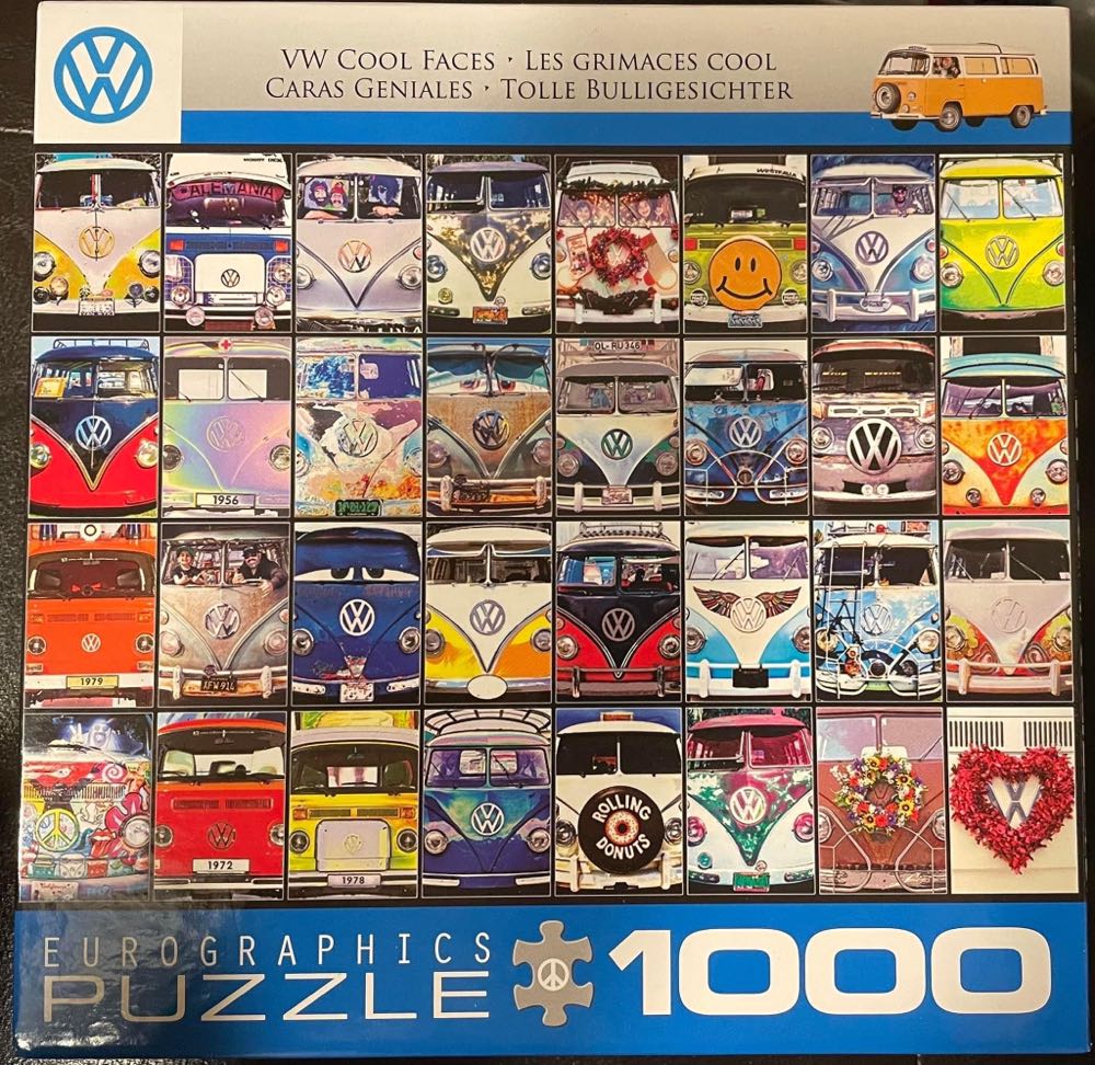 VW Cool Faces - Eurographics puzzle collectible [Barcode 628136808705] - Main Image 2