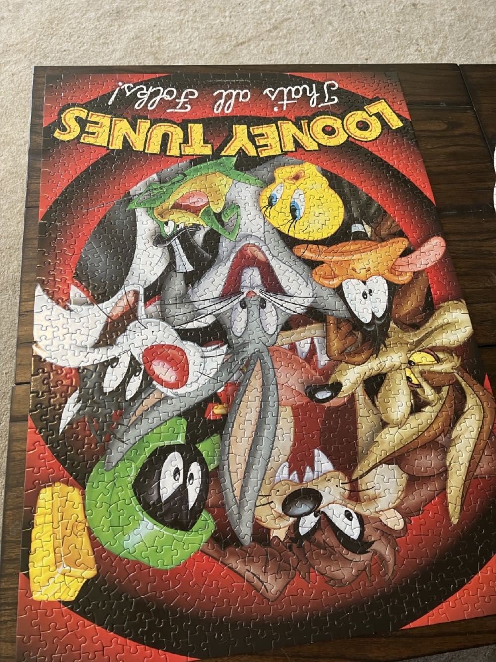 Looney Tunes - That’s All Folks - Aquarius ♒️🇺🇸 puzzle collectible [Barcode 840391111288] - Main Image 2