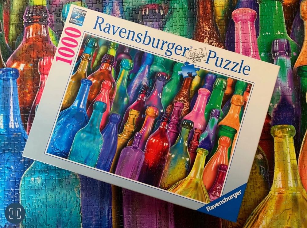 Colorful Bottles - Ravensburger puzzle collectible [Barcode 4005556197279] - Main Image 4