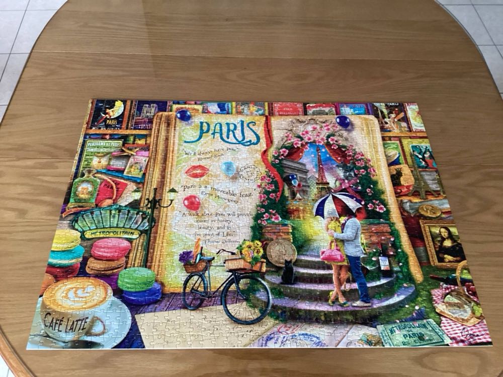 Aimee Stewart - Life Is An Open Book Paris - Buffalo Games puzzle collectible [Barcode 079346117437] - Main Image 4