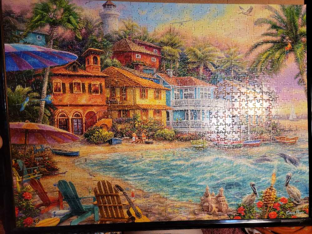 Island Time - Buffalo puzzle collectible [Barcode 079346123025] - Main Image 2